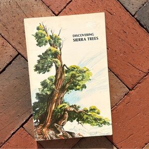 1973 Discovering Sierra Trees Forest Woods NPS Field Guide Tree Identification